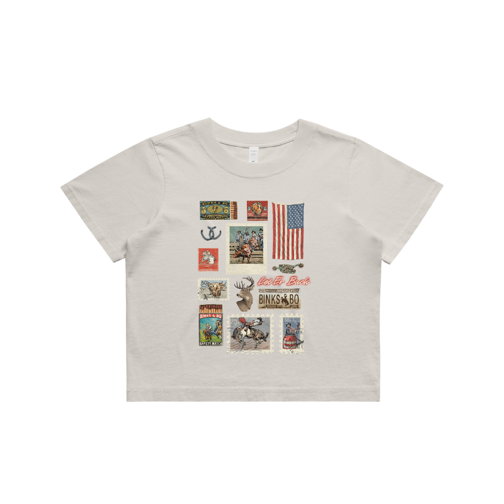 'Rodeo Heritage' Crop Tee