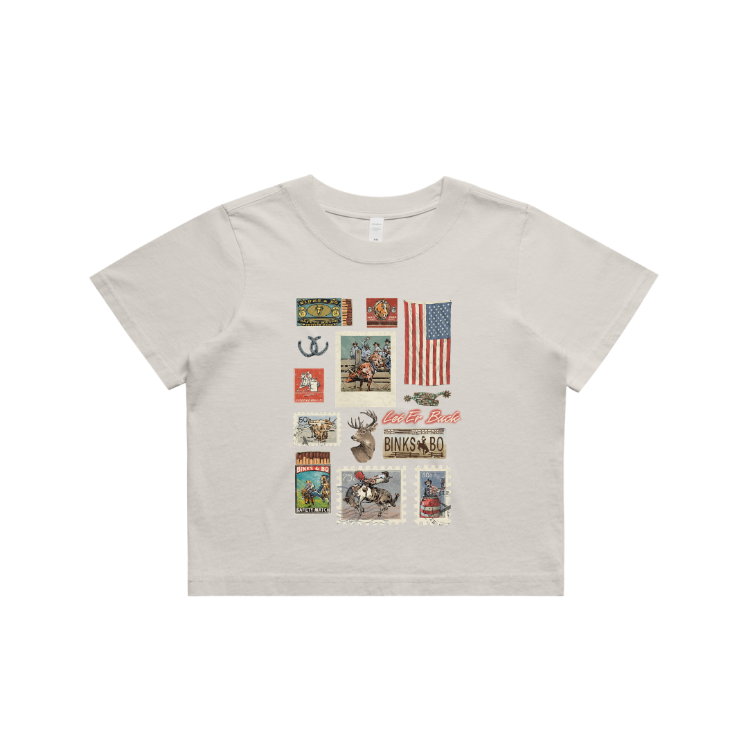 'Rodeo Heritage' Crop Tee