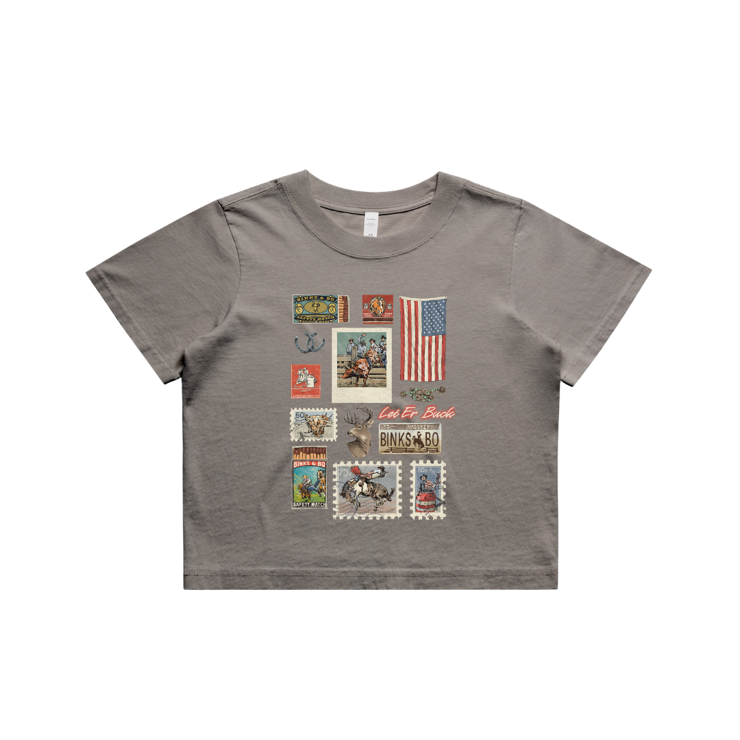 'Rodeo Heritage' Crop Tee