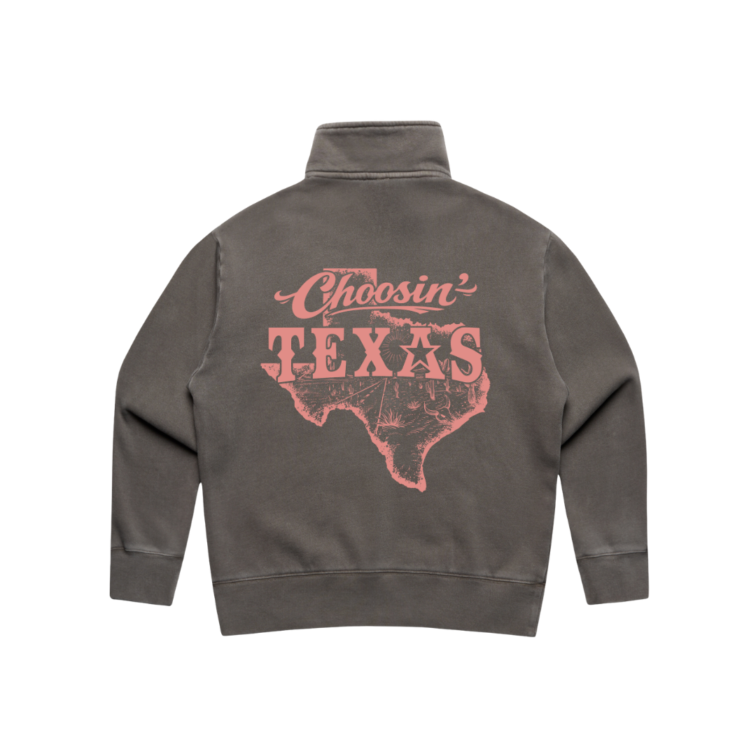 'Choosin' Texas'  Ladies Quarter Zip