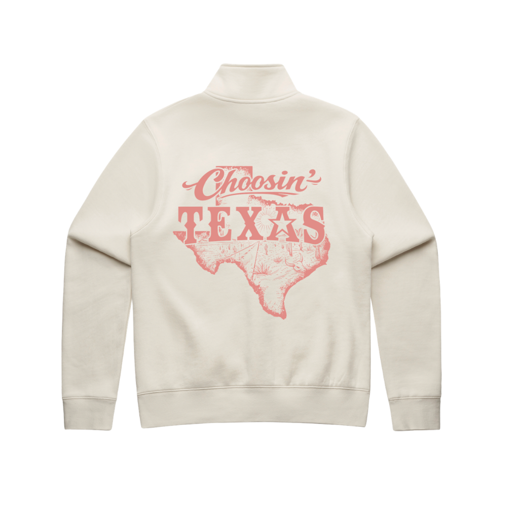 'Choosin' Texas'  Ladies Quarter Zip