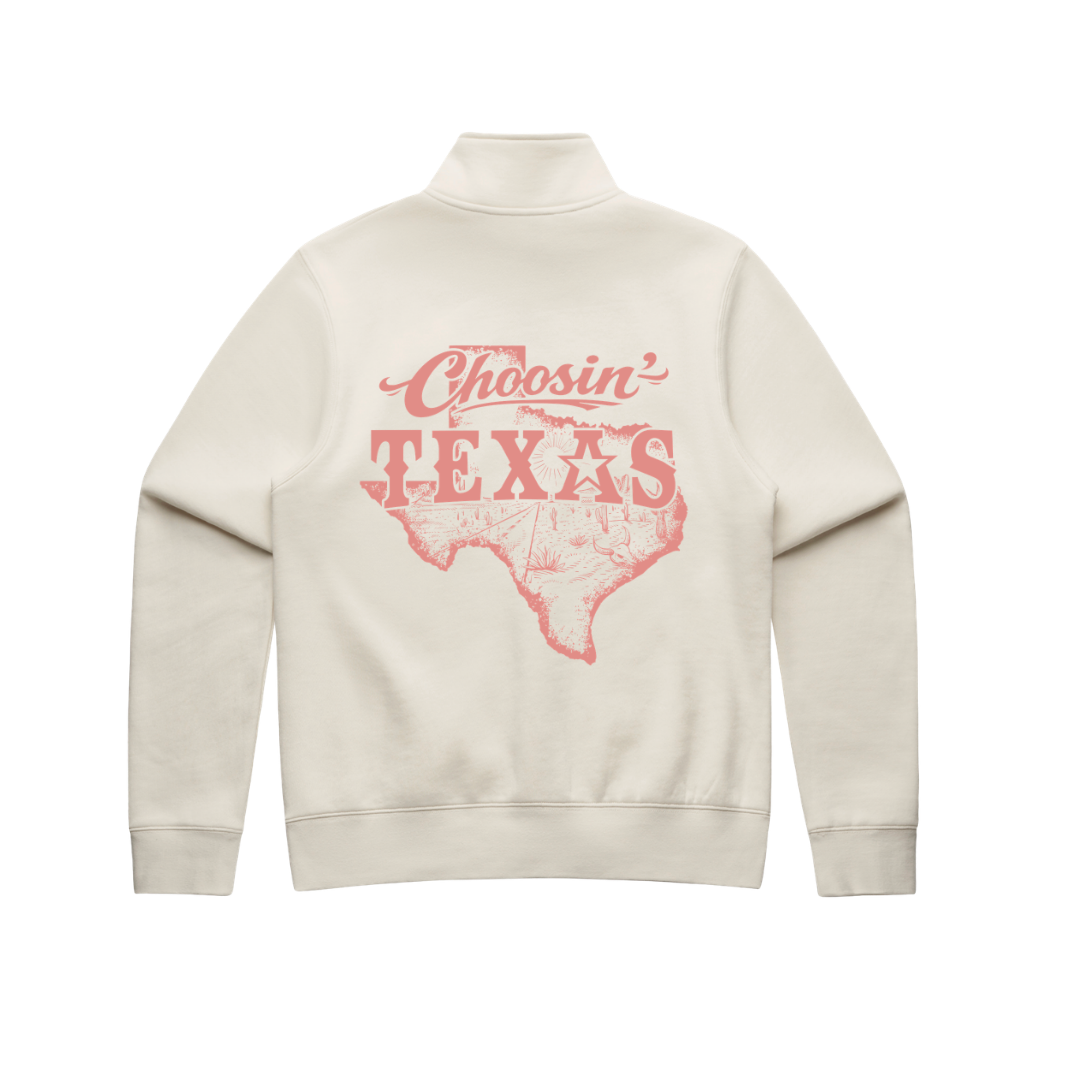'Choosin' Texas'  Ladies Quarter Zip