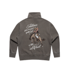 Outta Hand Ladies Quarter Zip Sweater