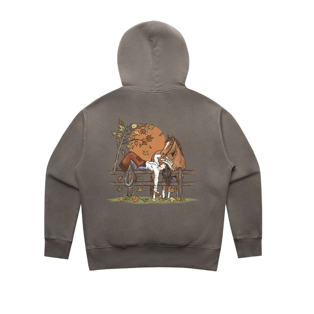 Ladies Autumn Cowgirl Hoodie