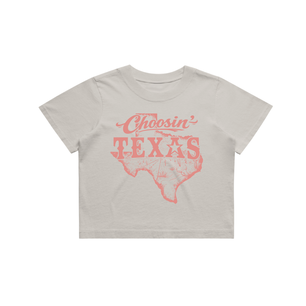 'Choosin’ Texas' Crop Tee