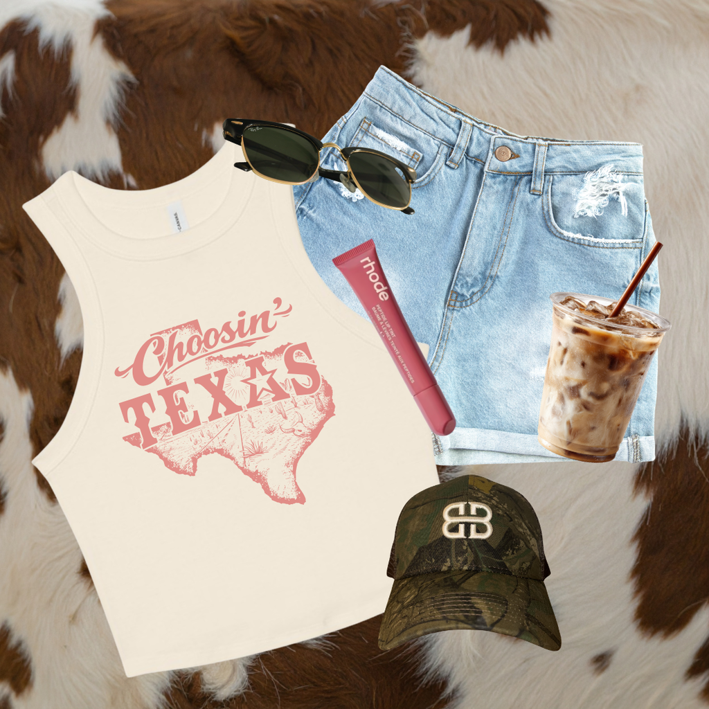 'Choosin Texas' Racer Back Vest