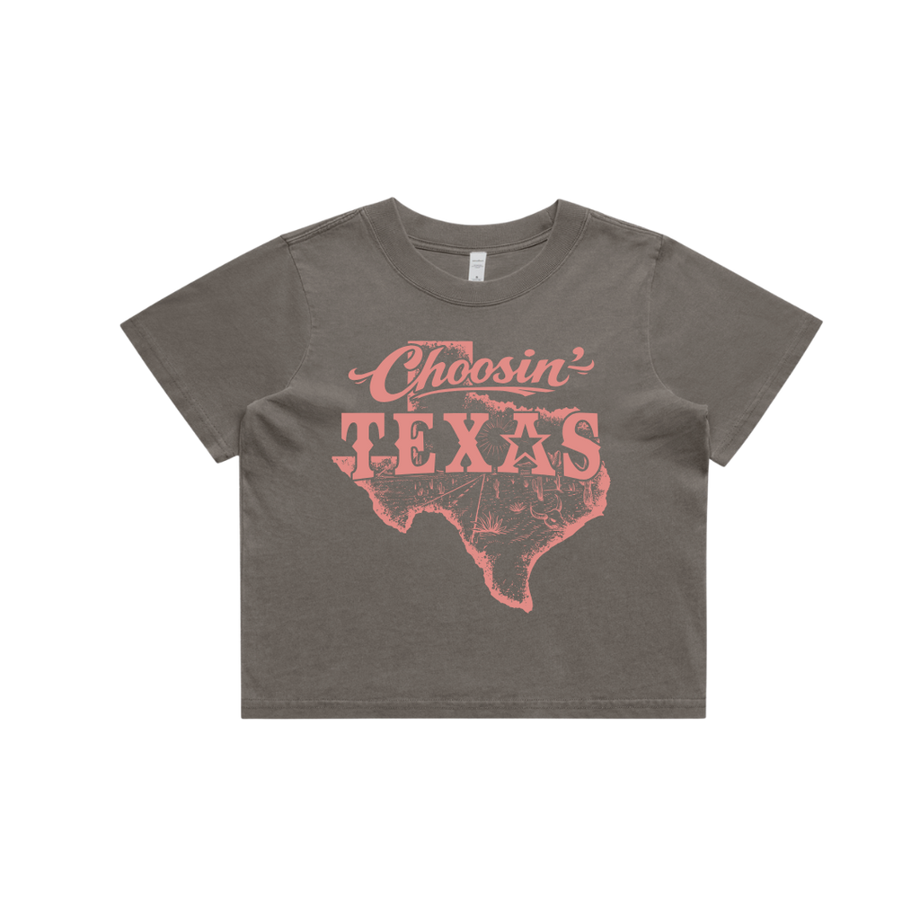 'Choosin’ Texas' Crop Tee