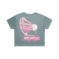 'Desert Drive In' Crop Tee