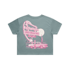 'Desert Drive In' Crop Tee