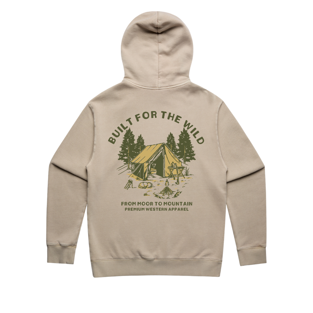 'Built For The Wild' Mens Hood