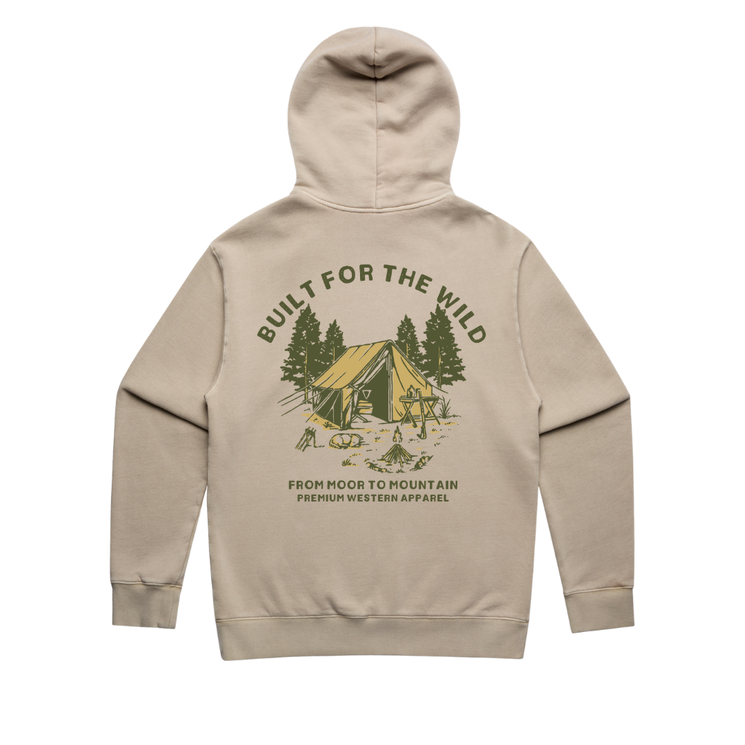 'Built For The Wild' Mens Hood