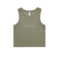 'British Girls Love Cowboys' `Embroidered  Organic Cotton Vest Top