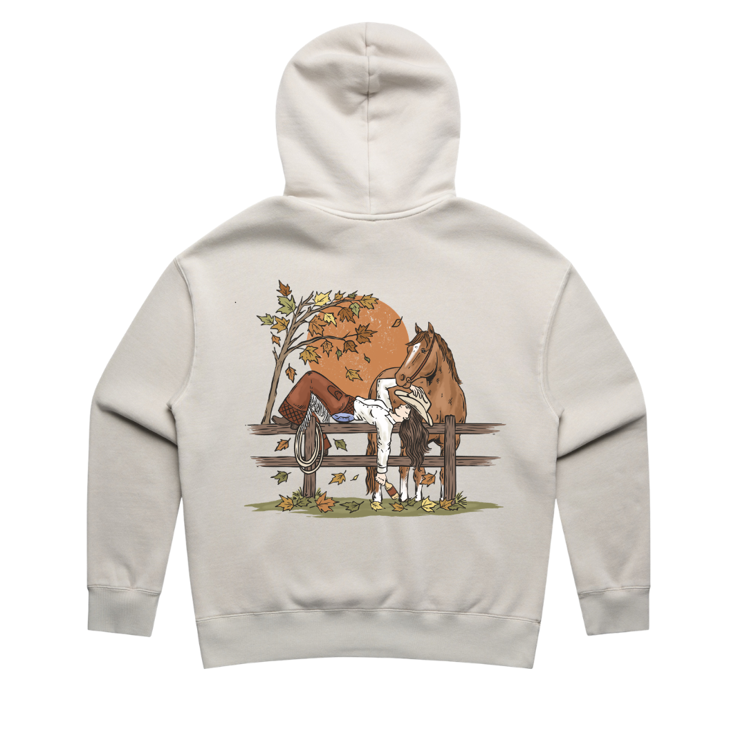 Ladies Autumn Cowgirl Hoodie