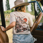 'Backroad BBQ' Organic Cotton Unisex T-Shirt