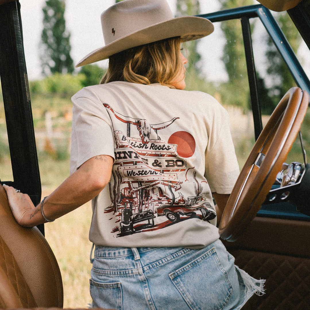'Backroad BBQ' Organic Cotton Unisex T-Shirt