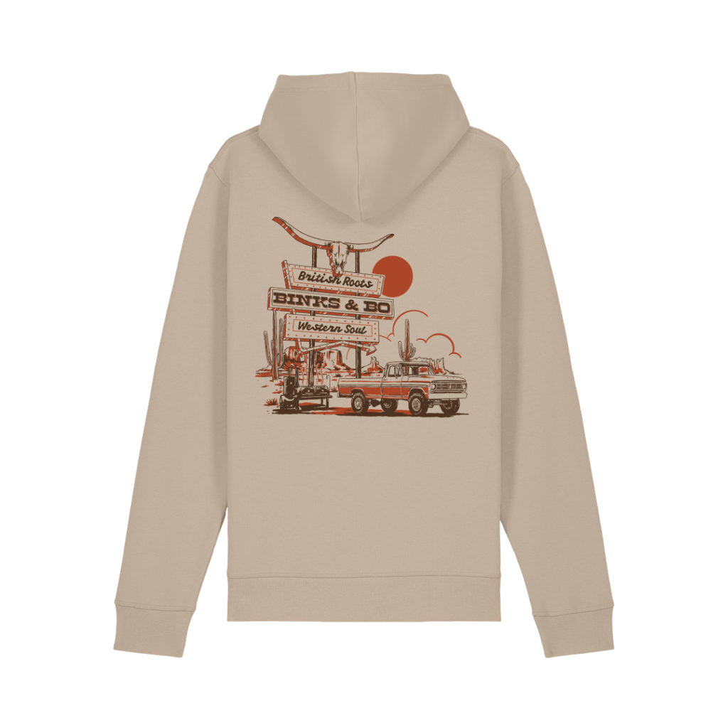 'Backroad BBQ' Organic Cotton Unisex Hoodie