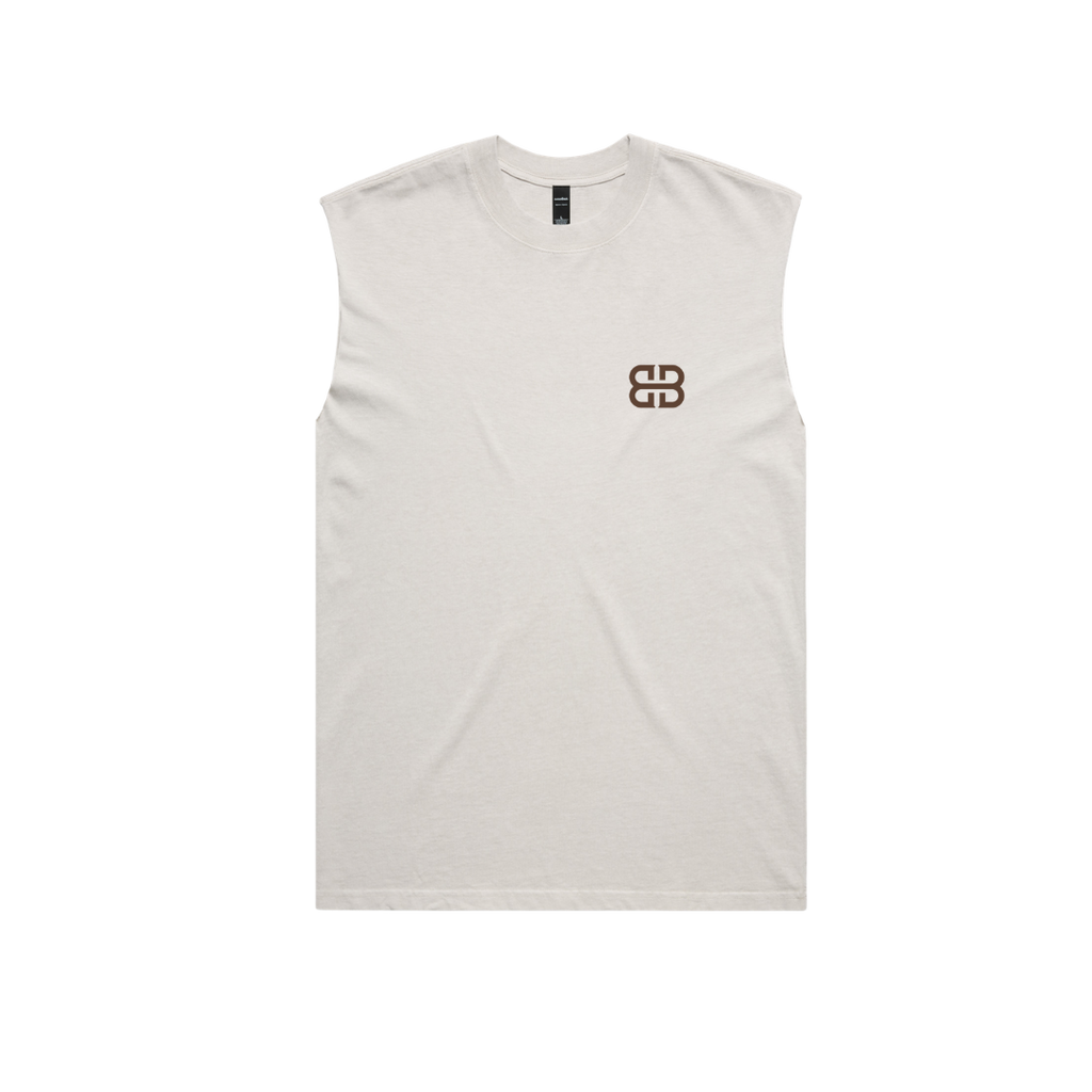 'Backroad BBQ' Mens Faded Tank Top