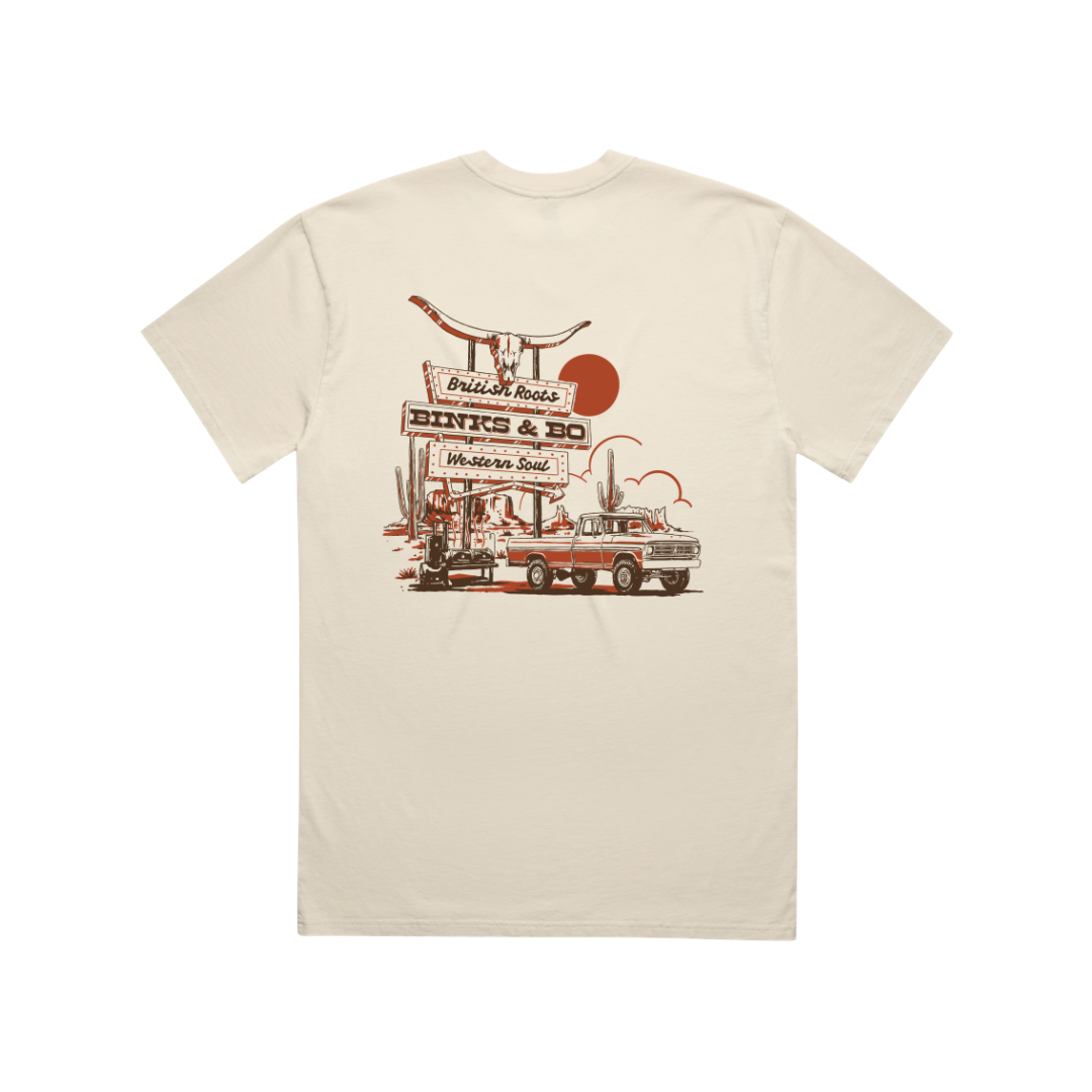 'Backroad BBQ' Organic Cotton Unisex T-Shirt
