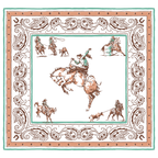 'The Rodeo Stampede' Silk Bandana