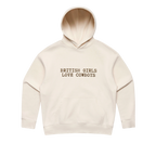 'British Girls Love Cowboys' `Embroidered  Cotton Hoodie