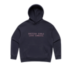 'British Girls Love Cowboys' `Embroidered  Cotton Hoodie