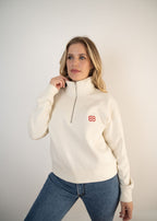 Campfire Sessions Ladies 1/4 Zip Sweater