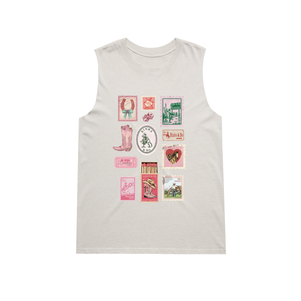 'Cowgirl Post' Womens Tank Top