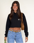 'Desert Drive In' Cropped Cowgirl Hoodie