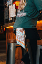 'The Rodeo Stampede' Silk Bandana