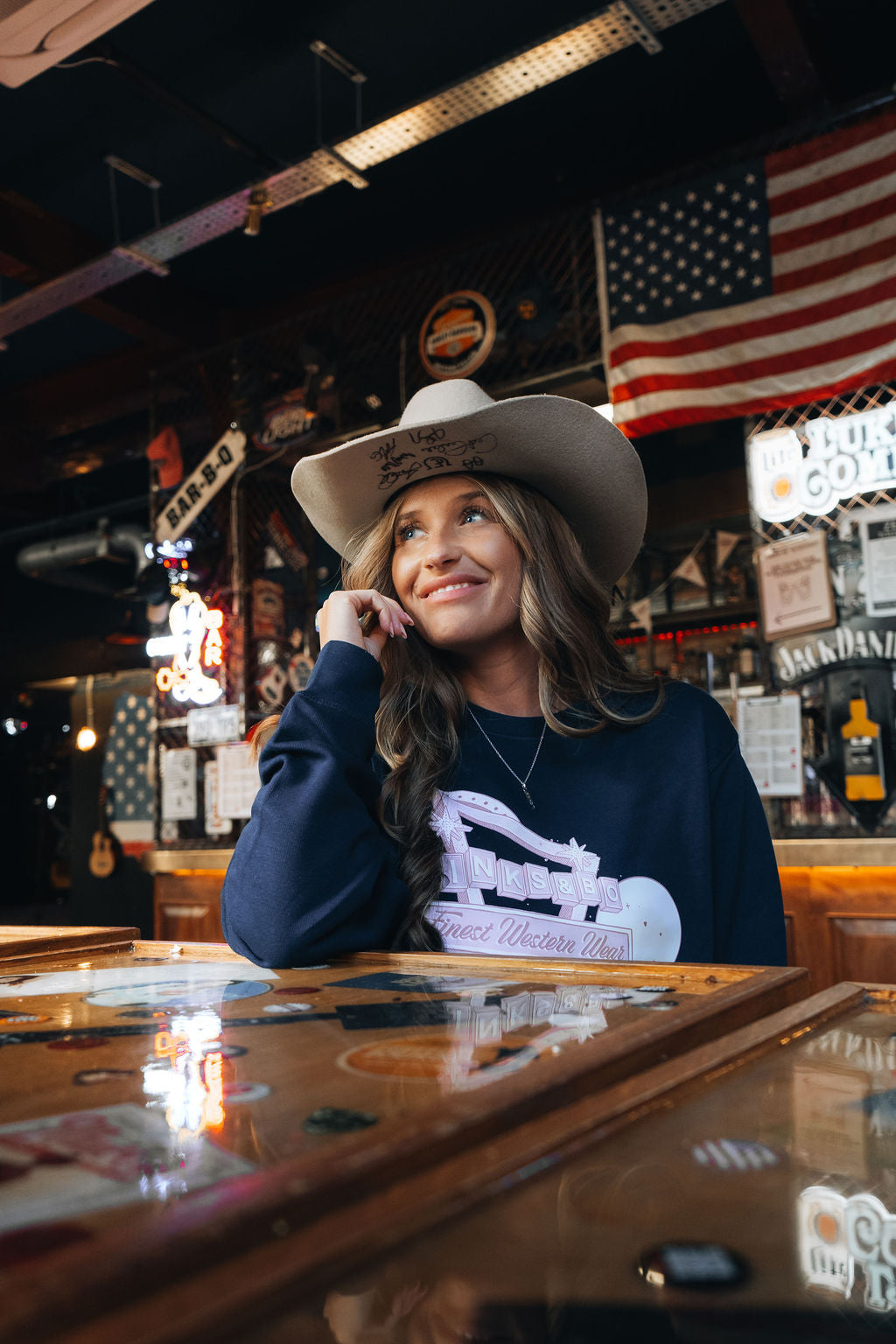 'Desert Drive In' Organic Cotton Sweater