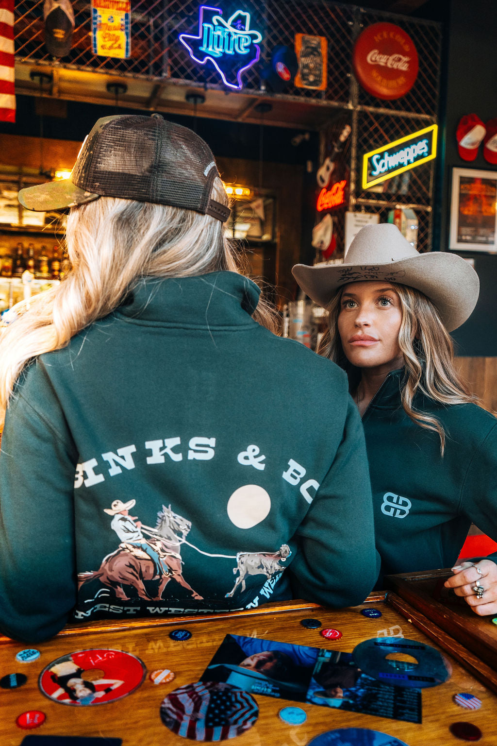 'Open The Gate' Ladies Quarter Zip