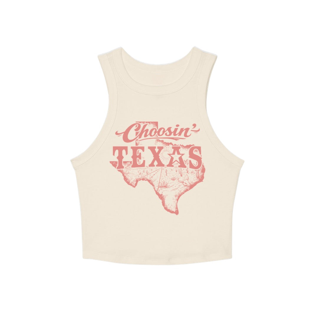 'Choosin Texas' Racer Back Vest