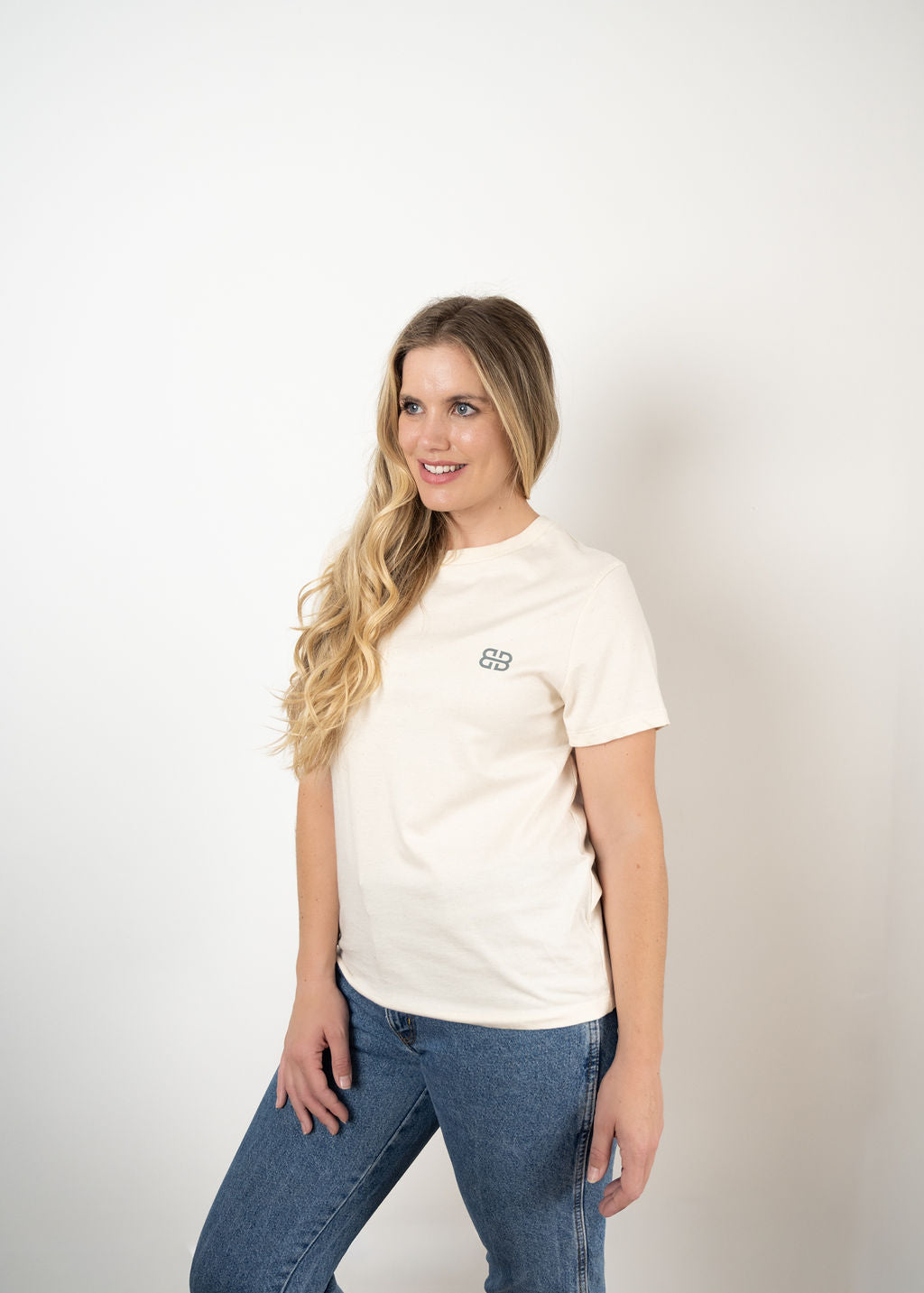 'Go With The Flow' Organic Cotton Ladies Tee