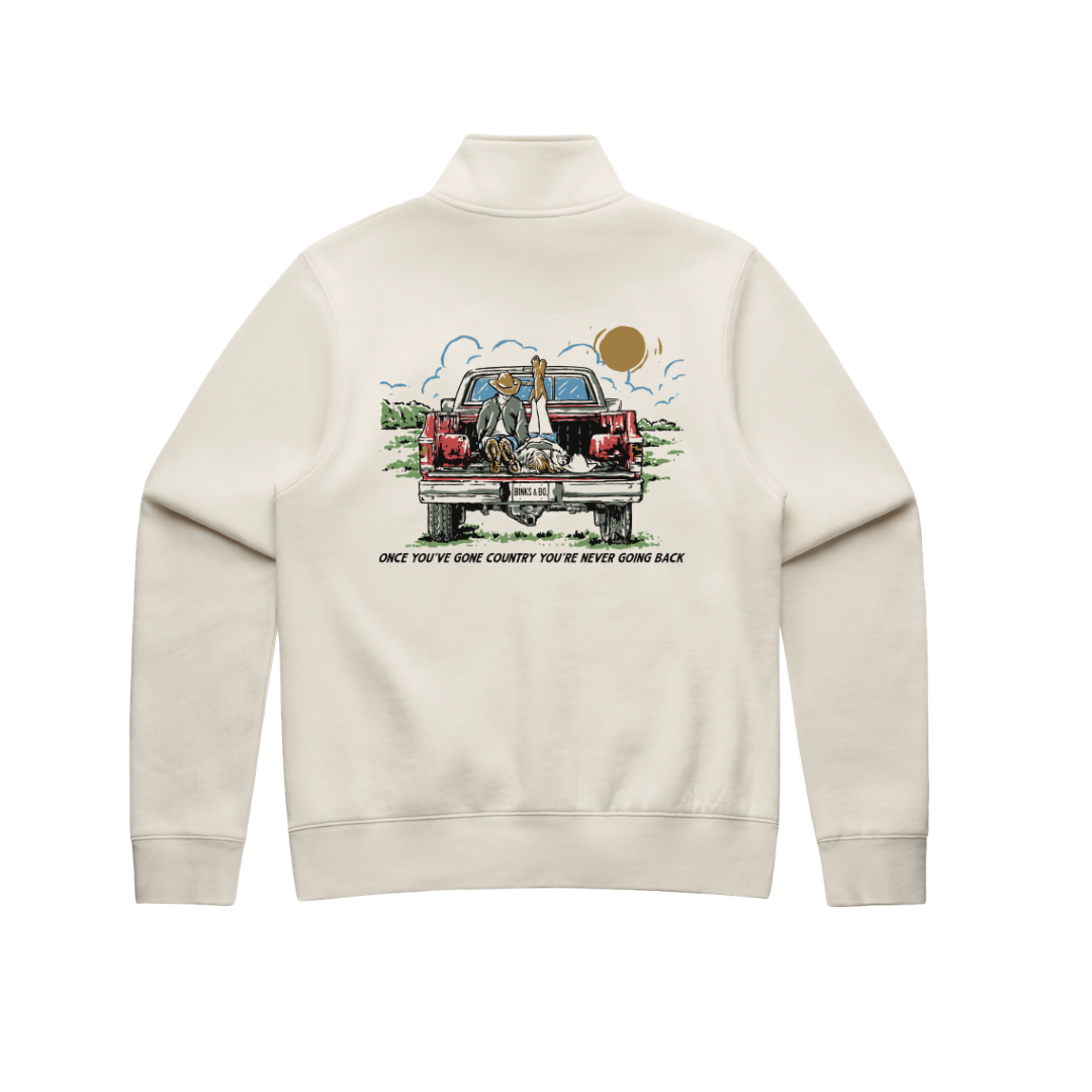 Gone Country Ladies Quarter Zip