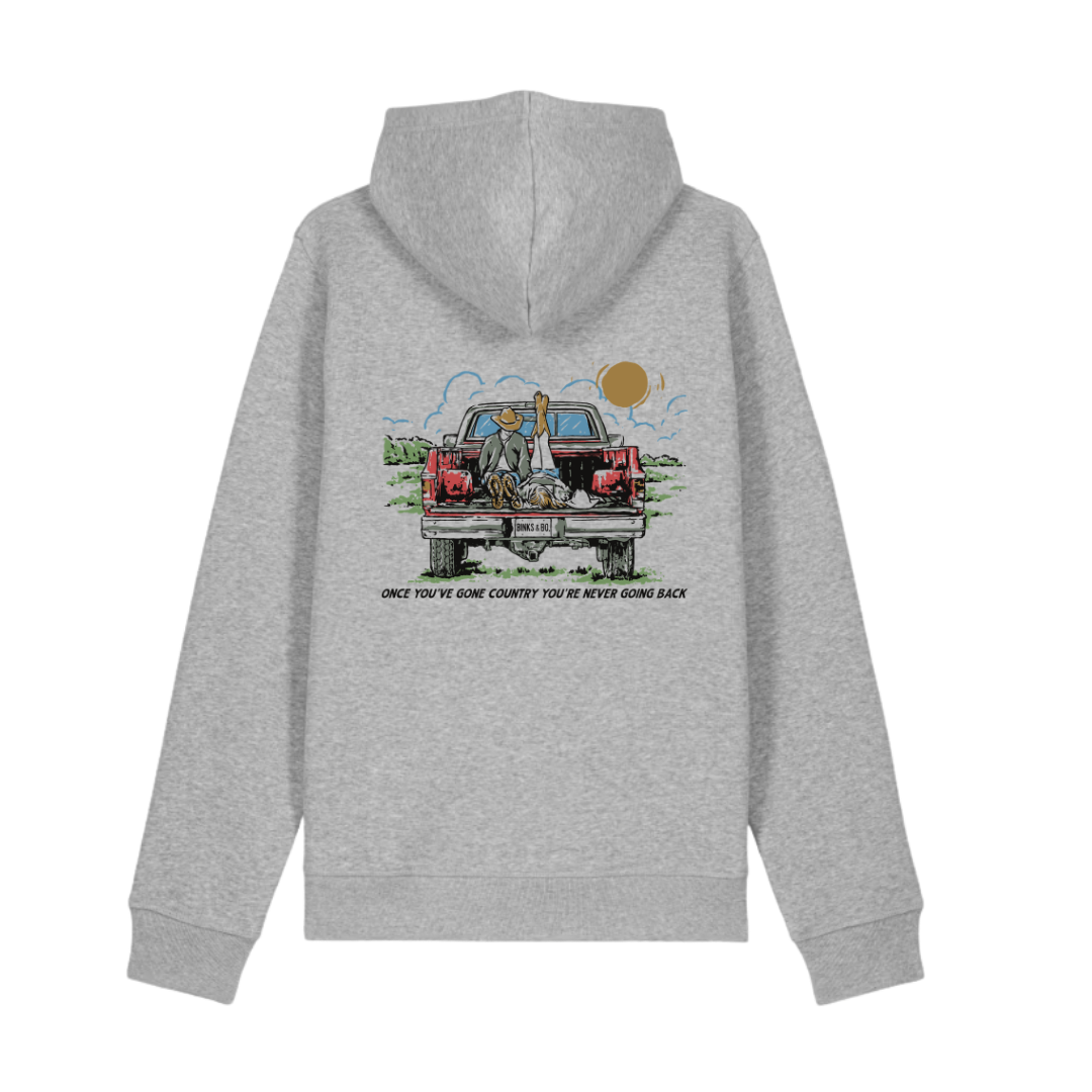 'Gone Country' Organic Cotton Unisex Hoodie