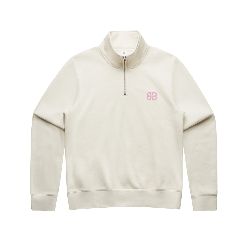Beautiful Crazy Ladies Quarter Zip Sweater - Premium Cotton