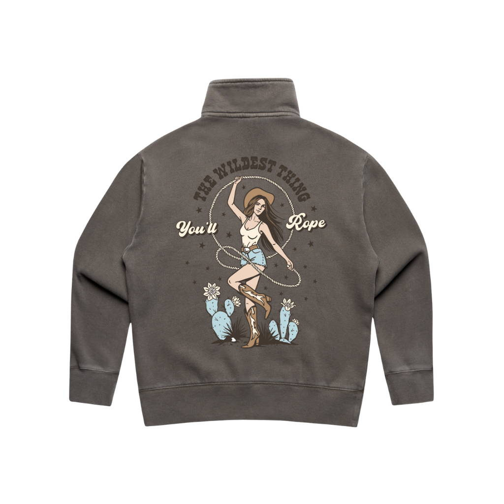 'Wildest Thing You'll Rope'  Ladies Quarter Zip
